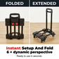 Heavy Duty Foldable Six-Wheel Hand Truck
