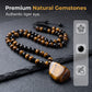 🔥50% OFF NOW|Men's Natural Tiger's‑Eye Beaded Necklace‑Stylish Energy Healing Stone Jewelry for Daily & Gift‑Giving