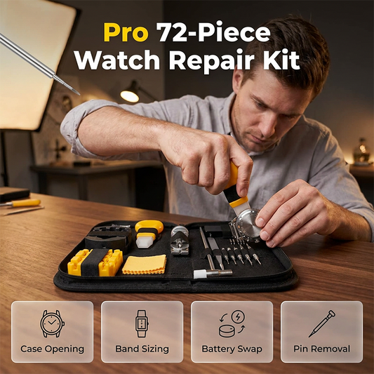 🎉 2026 Sale — Over 33,000 Sold! 🔧 Pro Watch Repair Kit – New Strap, New Battery, Same Watch – Fix It Yourself in Minutes ⌚