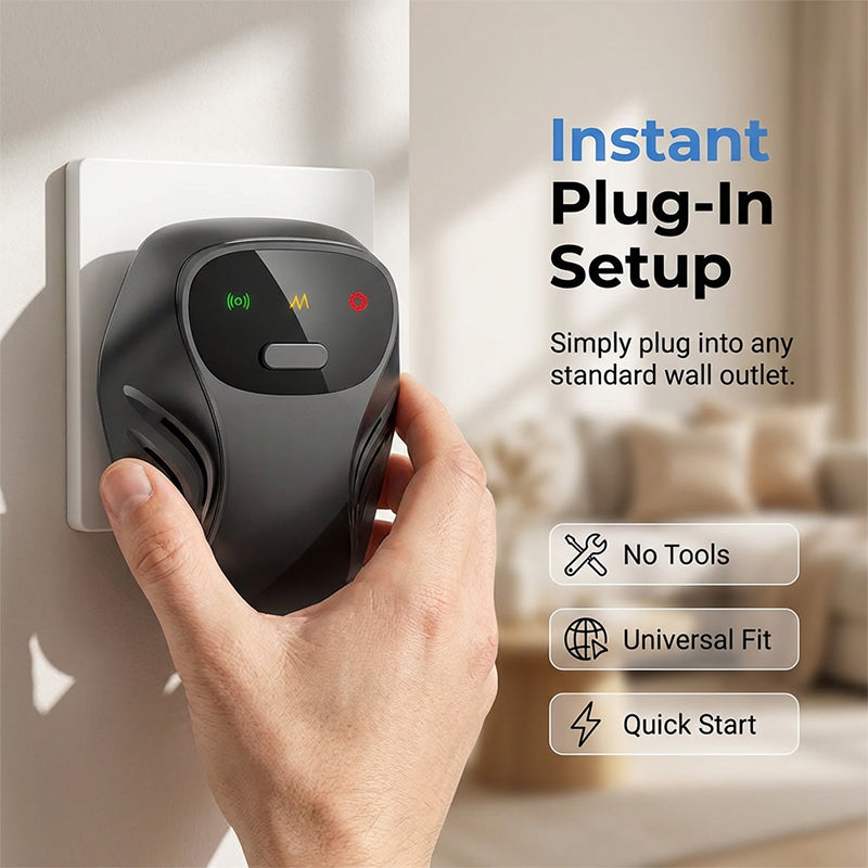 Ultrasonic Pest Repeller with 4 Modes