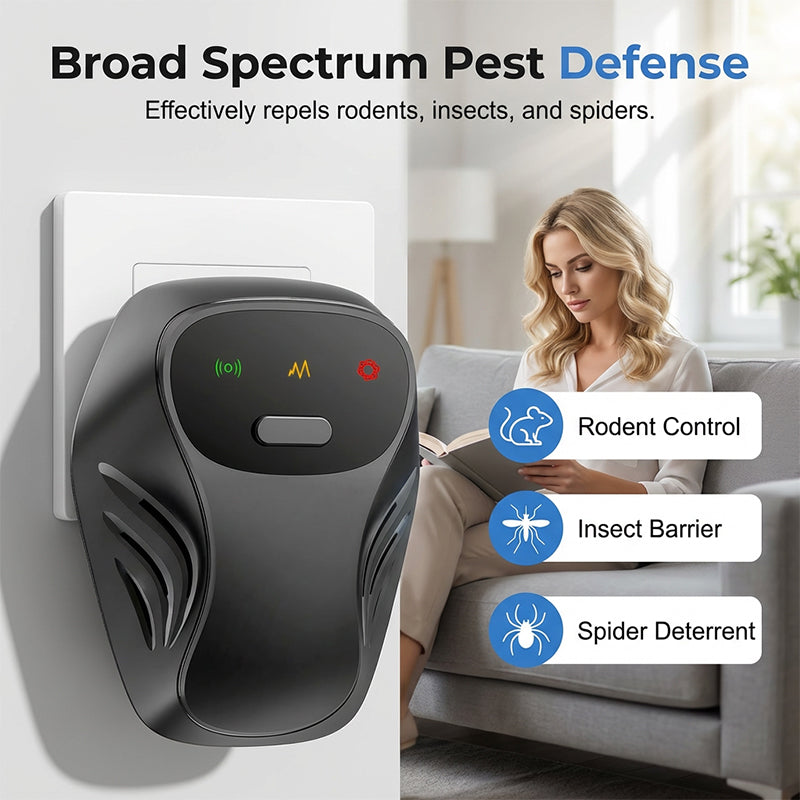 Ultrasonic Pest Repeller with 4 Modes