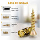 🔩 Save 50%! 🛠️ Self-Drilling Drywall Anchors – With screws & easy install ✨