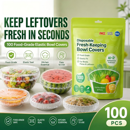 Disposable Elastic Plastic Bowl Covers