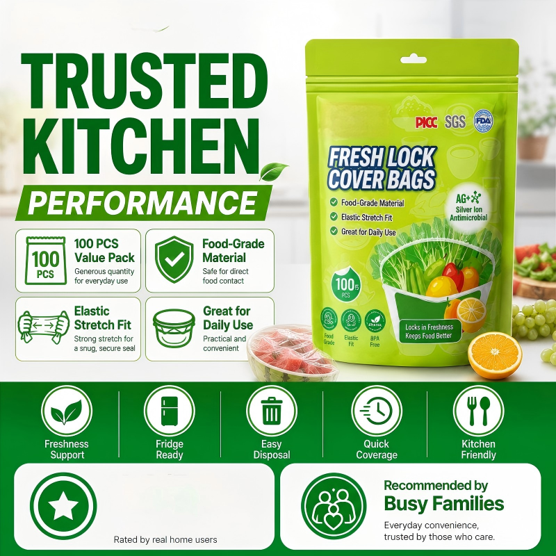 Disposable Elastic Plastic Bowl Covers
