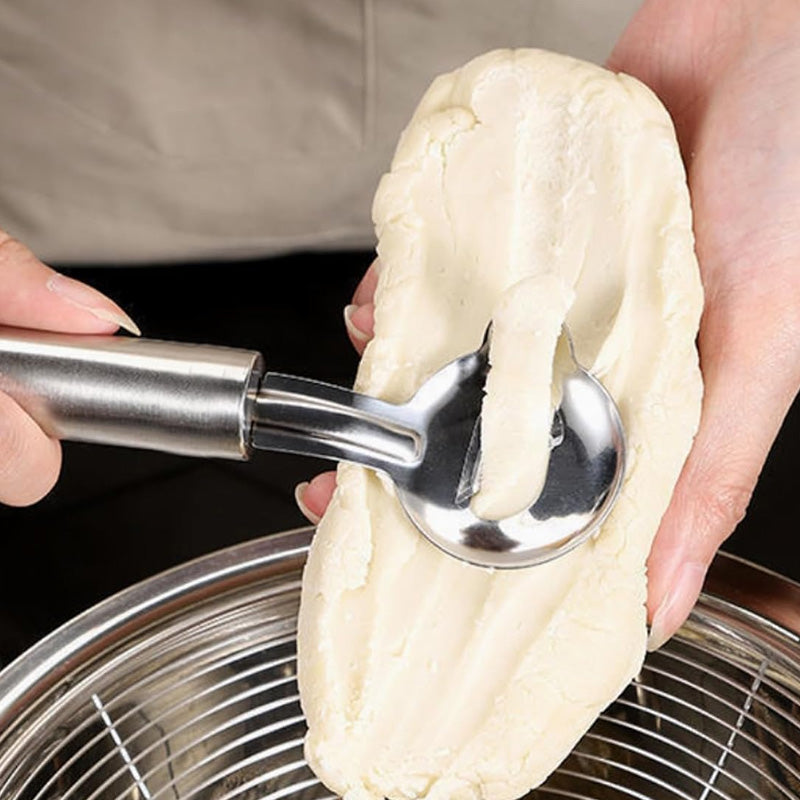 🔥Buy 1 get 1 free🔥  Stainless Steel Slotted Design Kitchen Noodle Knife