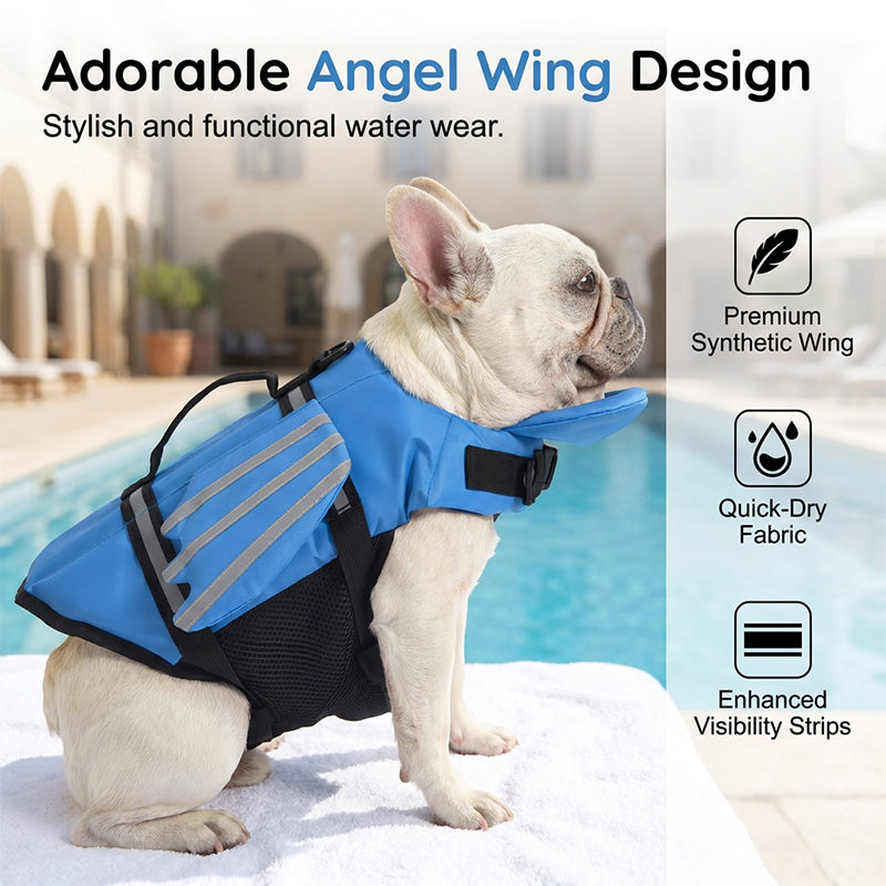 📢📢40% OFF !! ⏰Reflective Angel Wing Dog Life Jacket