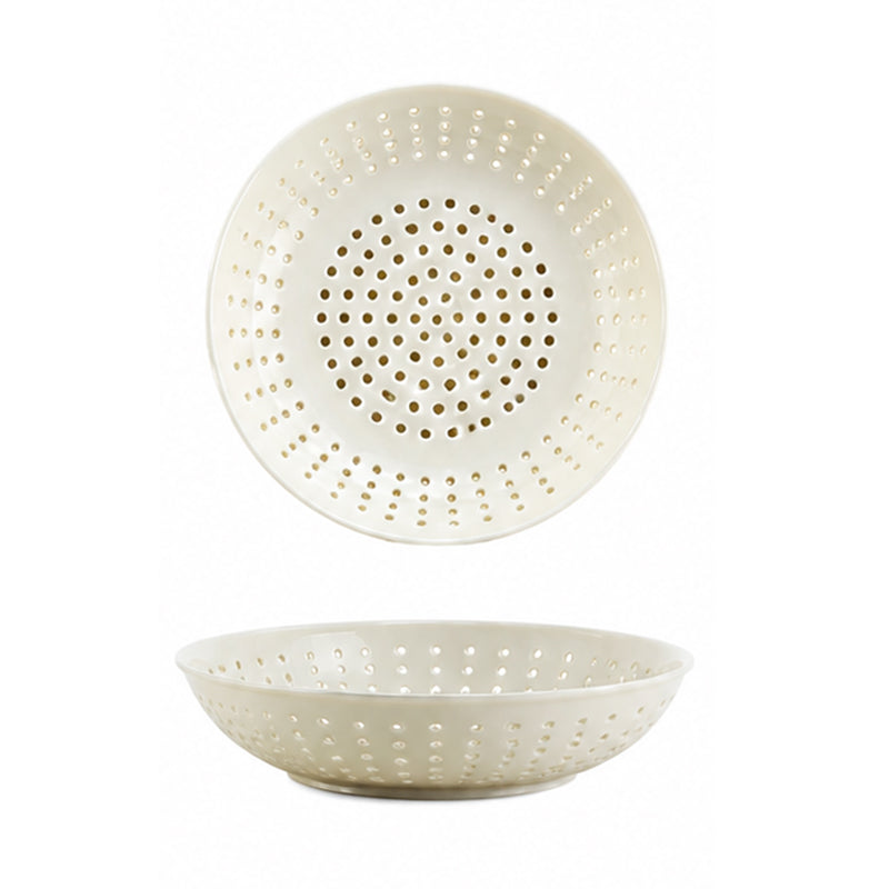 Multipurpose Ceramic Perforated Steaming Plate