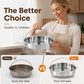 Stainless Steel Steamer Basket Insert with Handle
