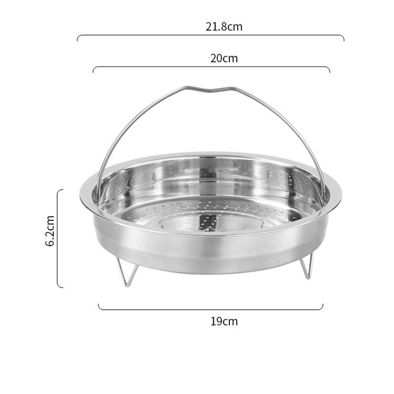 Stainless Steel Steamer Basket Insert with Handle
