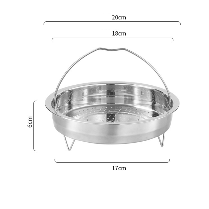 Stainless Steel Steamer Basket Insert with Handle