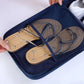 👟 Shoe storage bag – holds 1 pair sneakers + 2 pairs sandals. Oxford nylon, breathable mesh, sturdy handle. 50% OFF! 🧳✨