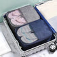 👟 Shoe storage bag – holds 1 pair sneakers + 2 pairs sandals. Oxford nylon, breathable mesh, sturdy handle. 50% OFF! 🧳✨