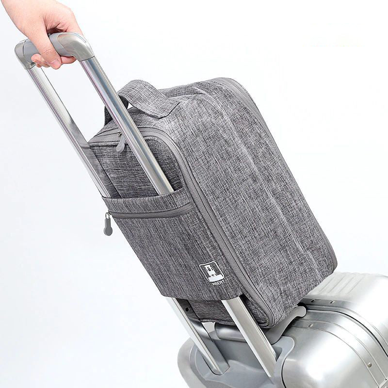 👟 Shoe storage bag – holds 1 pair sneakers + 2 pairs sandals. Oxford nylon, breathable mesh, sturdy handle. 50% OFF! 🧳✨