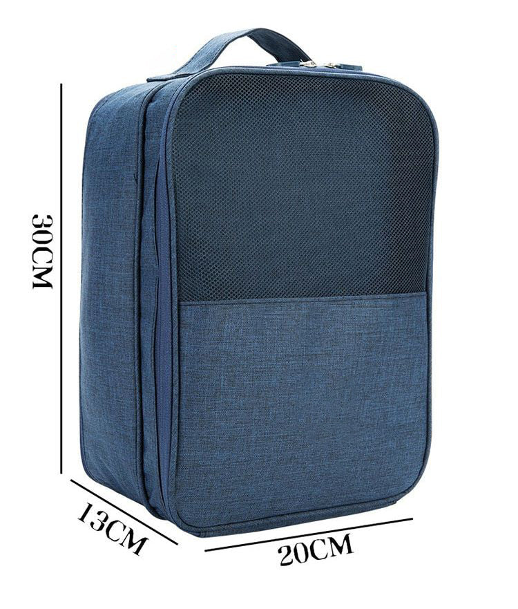 👟 Shoe storage bag – holds 1 pair sneakers + 2 pairs sandals. Oxford nylon, breathable mesh, sturdy handle. 50% OFF! 🧳✨