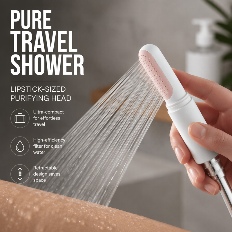 🥳HOT SALE🥳💞50K+ SOLD! Travel Shower Head – From £9.99! Filtered, telescopic & compact. Pure water anywhere – grab yours! ✅