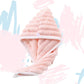 Hair Drying Towel Cap with Button