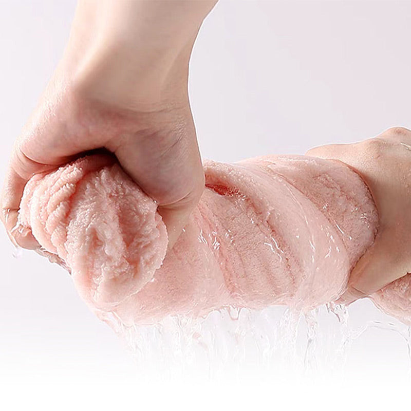 Hair Drying Towel Cap with Button