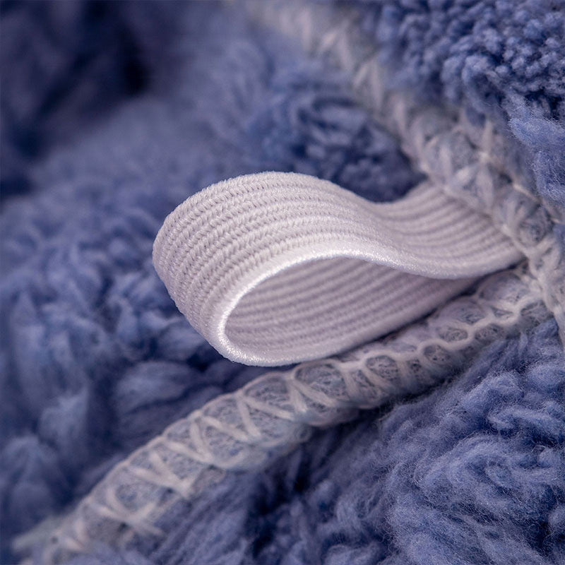 Hair Drying Towel Cap with Button