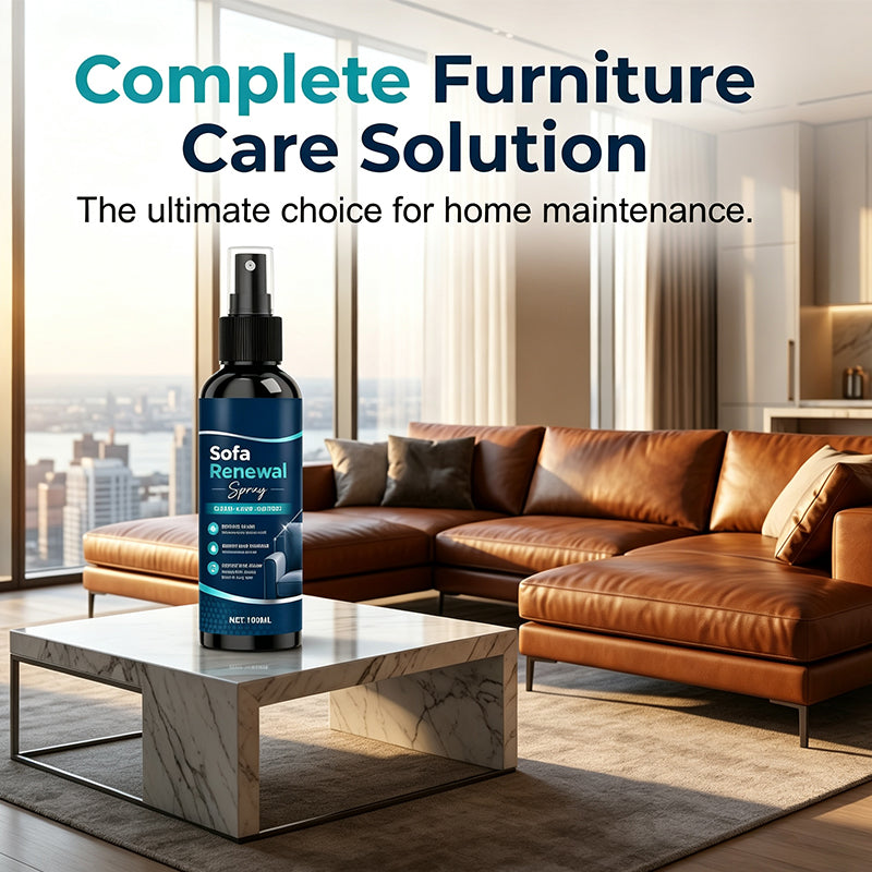 🥳2026 HOT SALE🥳💞50K+ SOLD!🧴🛡️ 50% OFF! Sofa Renewal Spray – Deep conditions & softens, prevents cracks. Creates invisible shield against spills & stains. Works on sofas, chairs & ottomans! 🌟✨