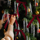 Elegant Christmas Ribbon Bow Ornament