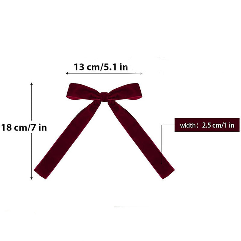 Elegant Christmas Ribbon Bow Ornament