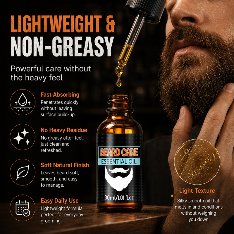🔥2026 New Arrival🔥 Nourishing Beard Care Essential Oil 