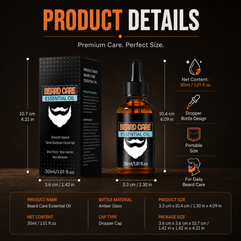 🔥2026 New Arrival🔥 Nourishing Beard Care Essential Oil 