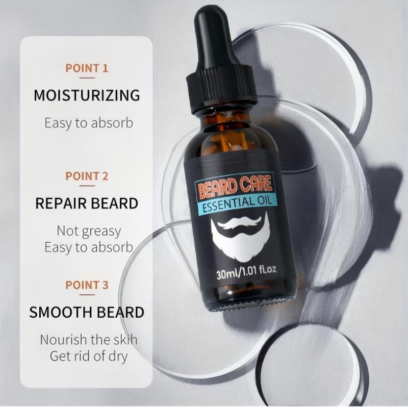 🔥2026 New Arrival🔥 Nourishing Beard Care Essential Oil 
