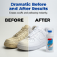 👟 50% OFF! 50K+ sold! 2-in-1 shoe whitening polish – built-in brush, restores white sneakers & leather shoes! ✨🧼