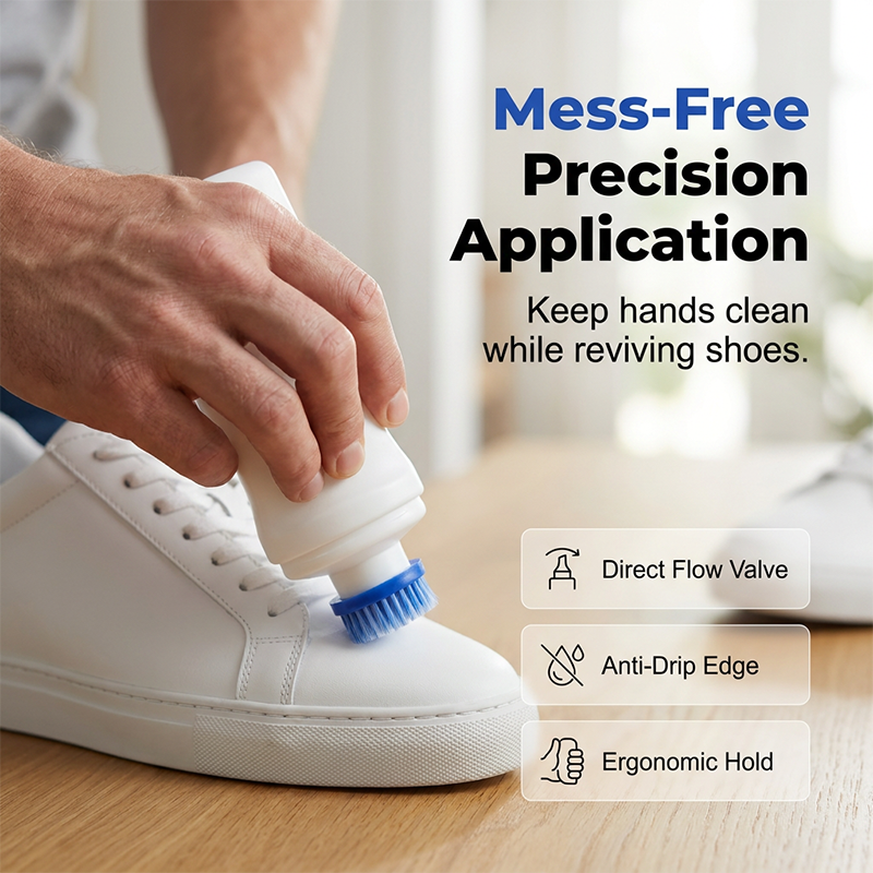 👟 50% OFF! 50K+ sold! 2-in-1 shoe whitening polish – built-in brush, restores white sneakers & leather shoes! ✨🧼