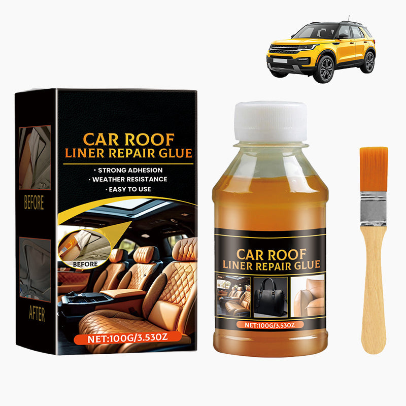🥳2026 BESTSELLER🥳 Headliner Repair Adhesive – Heat-Resistant, Quick-Dry Formula – Bonds Fabric, Leather & Sponge – DIY Interior Fix! 🛡️💨