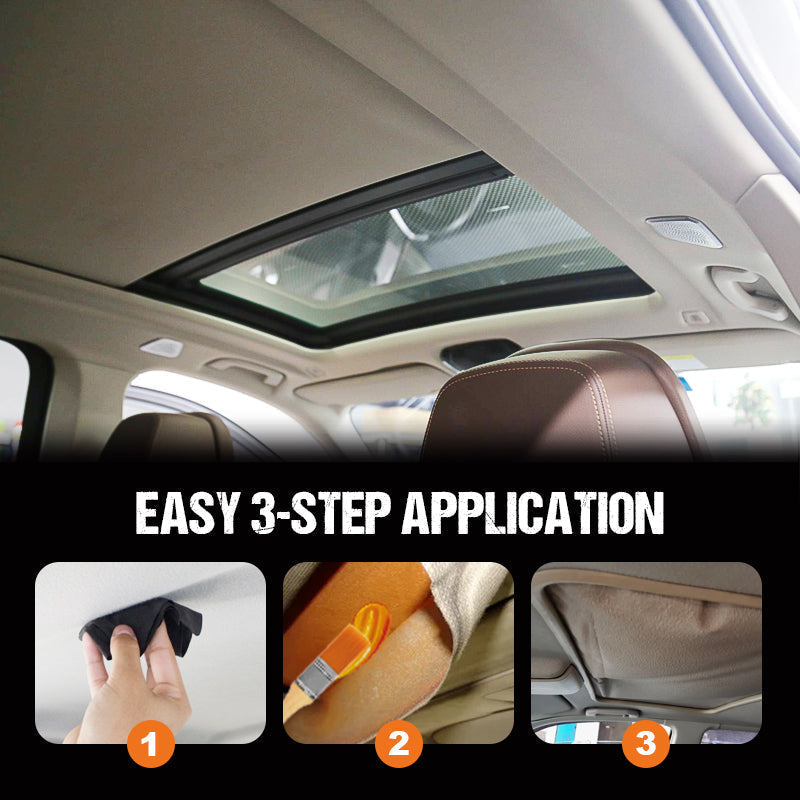🥳2026 BESTSELLER🥳 Headliner Repair Adhesive – Heat-Resistant, Quick-Dry Formula – Bonds Fabric, Leather & Sponge – DIY Interior Fix! 🛡️💨