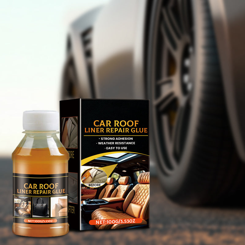 🥳2026 BESTSELLER🥳 Headliner Repair Adhesive – Heat-Resistant, Quick-Dry Formula – Bonds Fabric, Leather & Sponge – DIY Interior Fix! 🛡️💨