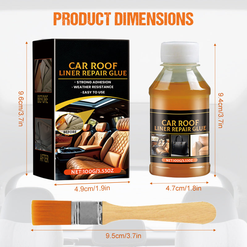 🥳2026 BESTSELLER🥳 Headliner Repair Adhesive – Heat-Resistant, Quick-Dry Formula – Bonds Fabric, Leather & Sponge – DIY Interior Fix! 🛡️💨