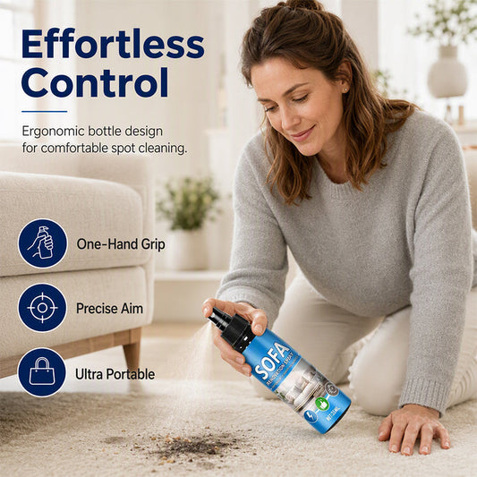 🥳2026 HOT SALE🥳💞50K+ SOLD!🛋️✨ 50% OFF! No‑Rinse Fabric Cleaner Spray – Just spray & wipe – no water, no rinsing. Perfect for sofas, carpets & upholstery – fresh in minutes! 🧼💨