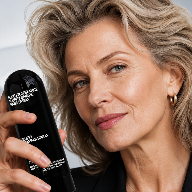 ⏳Time-Limited Special⏰Fluffy Hair Shaping Spray‑Lightweight Volumizing Mist, All‑Day Strong Hold Humidity‑Resistant Peach Scent Hair Spray for Fine Flat Thin Hair