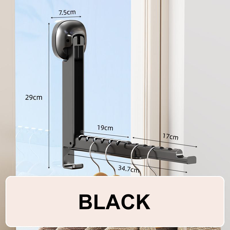 🔥Hot Sale ⚡BUY 1 GET 1 FREE💥Suction Cup Extendable Folding Drying Rack – No-Drill, Space-Saving, for Bathroom Balcony 👚
