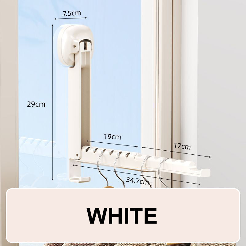 🔥Hot Sale ⚡BUY 1 GET 1 FREE💥Suction Cup Extendable Folding Drying Rack – No-Drill, Space-Saving, for Bathroom Balcony 👚