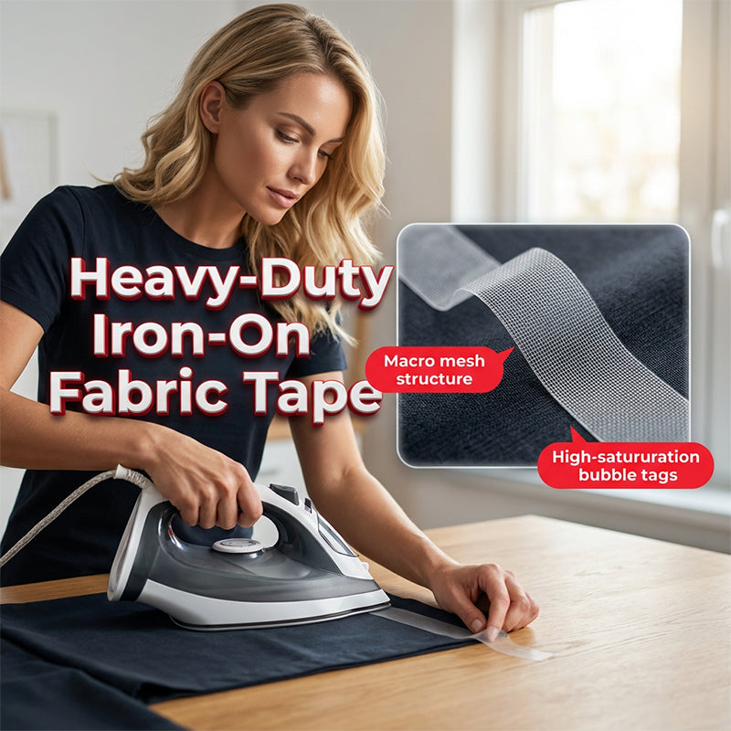 ✨️New Arrival 2026！🔥Limited Time Buy 2 Get 3 Free！🥼Special adhesive designed for textiles! 👵❤️Iron-On Hemming Tape for Fabric
