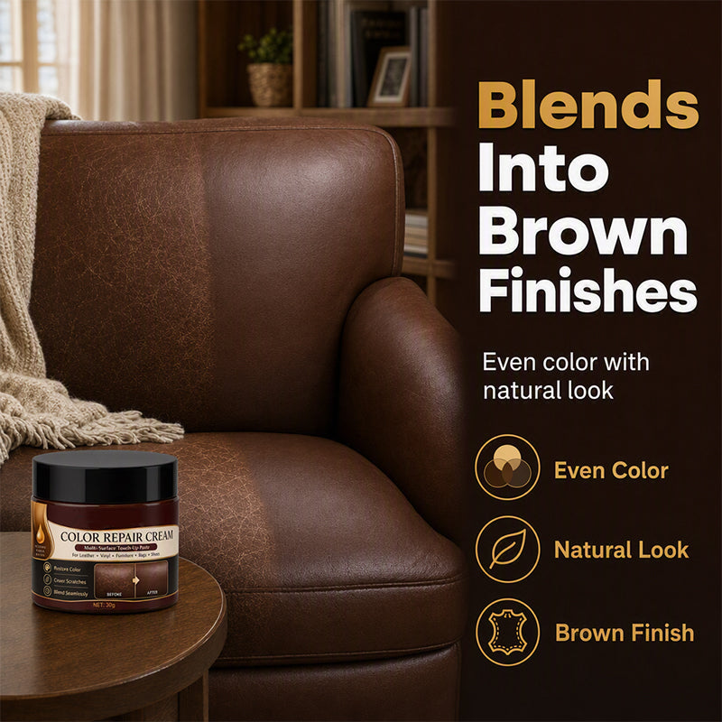 Brown Leather Color Repair Cream