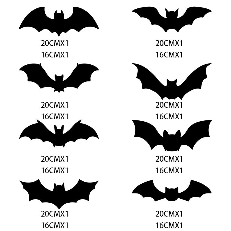 🎃FLASH SALE🎃 3D Bat Decor Stickers Set – 48–128PCS, Reusable, Easy Apply & Remove – Spooky Halloween Vibes! 🦇✨