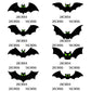 🎃FLASH SALE🎃 3D Bat Decor Stickers Set – 48–128PCS, Reusable, Easy Apply & Remove – Spooky Halloween Vibes! 🦇✨
