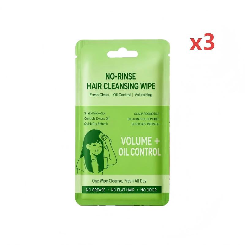 🥳2026 TOP PICK🥥 Waterless Hair Wipes – Oil-Control Peptides, Volumizes, No Rinse Needed – Compact & Lightweight – Perfect for On-the-Go! 🌸💨