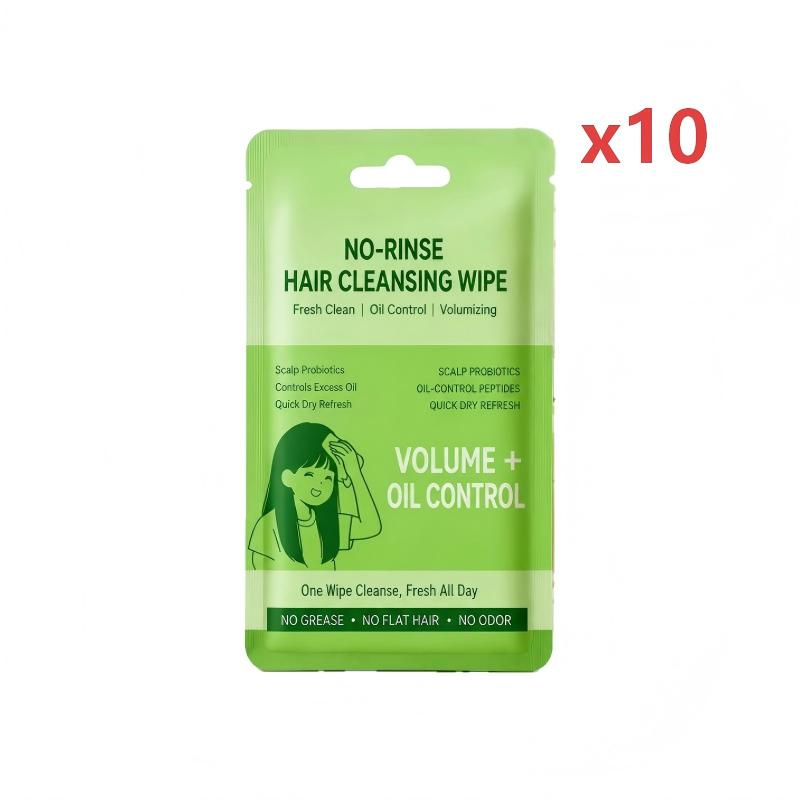 🥳2026 TOP PICK🥥 Waterless Hair Wipes – Oil-Control Peptides, Volumizes, No Rinse Needed – Compact & Lightweight – Perfect for On-the-Go! 🌸💨