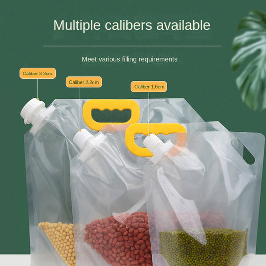 🥳HOT SALE🥳💞50K+ SOLD! Cereal Storage Bag – From £11.99!(10PCS) Food-grade, leak-proof & airtight. Fresh food – grab yours! ✅
