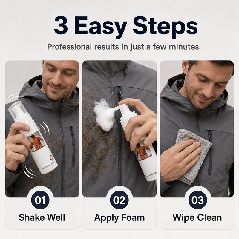 Dry Foam Cleaner For Clothes