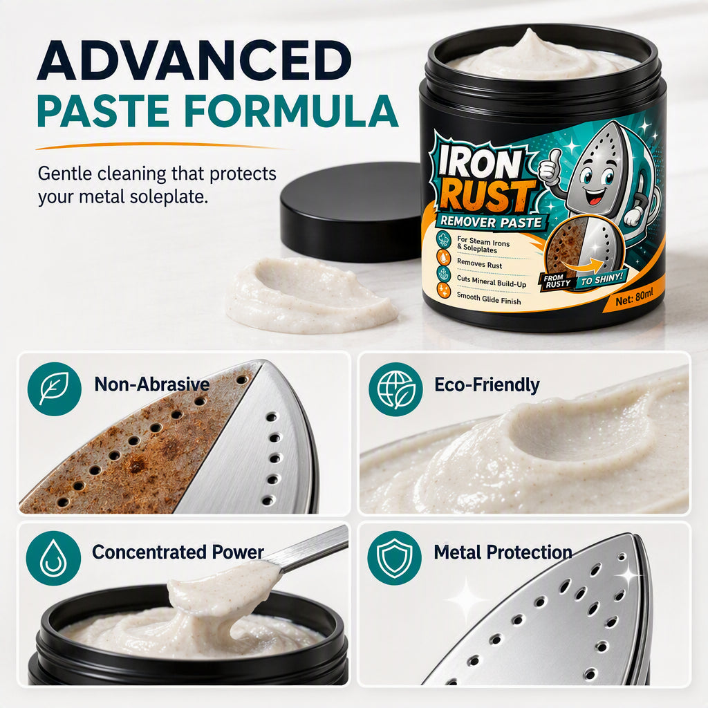 Iron Soleplate Rust Remover and Descaling Paste