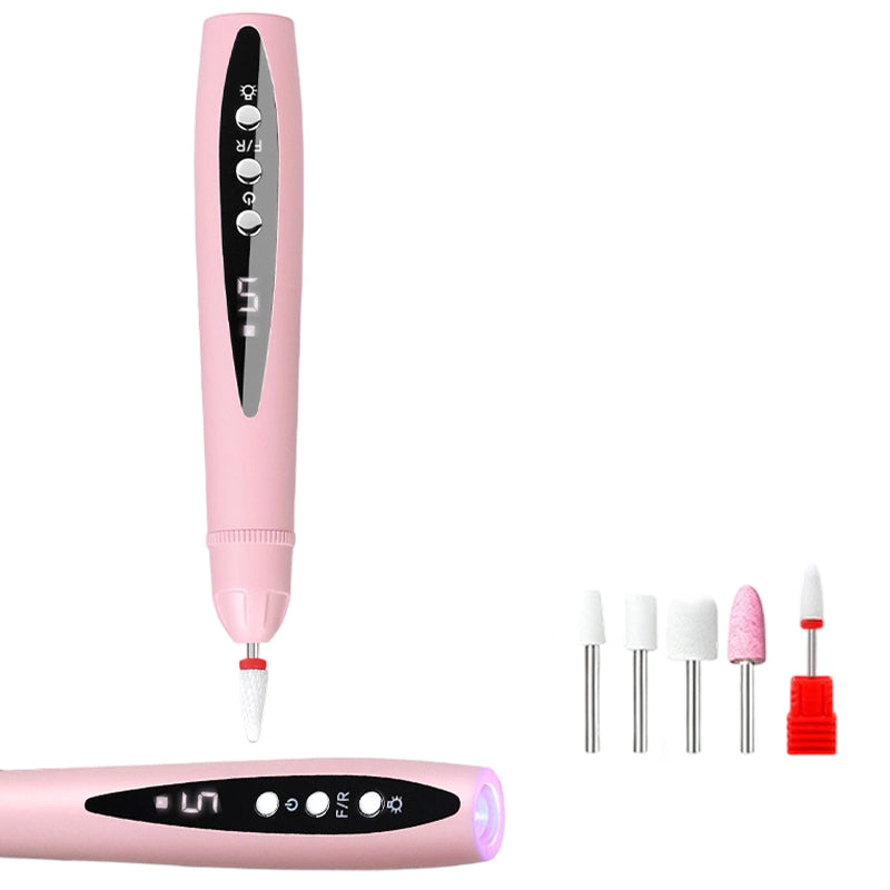 🔥New Hot Selling❤️‍🔥 2-in-1 Electric Nail Drill with UV Gel Light Portable Manicure Pedicure Kit