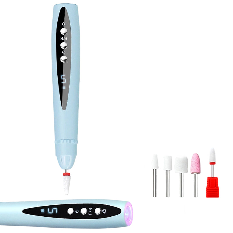 🔥New Hot Selling❤️‍🔥 2-in-1 Electric Nail Drill with UV Gel Light Portable Manicure Pedicure Kit
