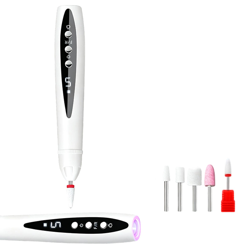 🔥New Hot Selling❤️‍🔥 2-in-1 Electric Nail Drill with UV Gel Light Portable Manicure Pedicure Kit